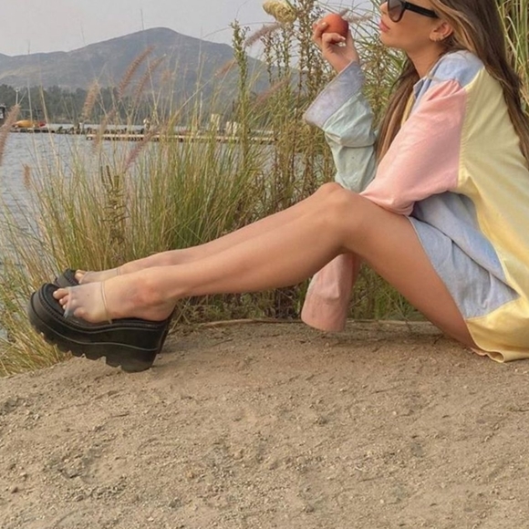 90'back COMBAT SANDALS💗BLACK COLOR ONLY💗 - Picture 3 of 10